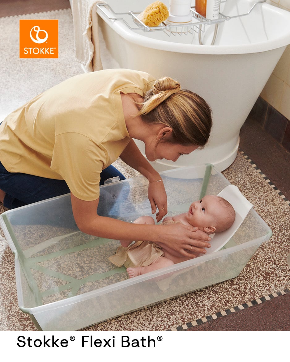 Stokke® Flexi Bath® Badekar X-Large sett med Nyfødtstøtte, oceanblue