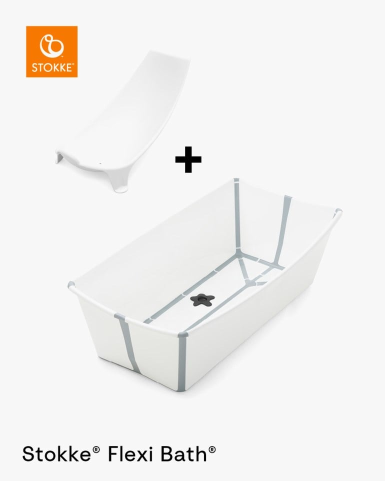 Stokke® Flexi Bath® Badekar X-Large sett med Nyfødtstøtte Hvit - 11037311-White-0mth - 1