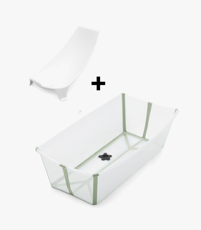 Stokke® Flexi Bath® X-Large Bundle, transparentgreen Grønn - 11037311-trans-gree-0mth - 1