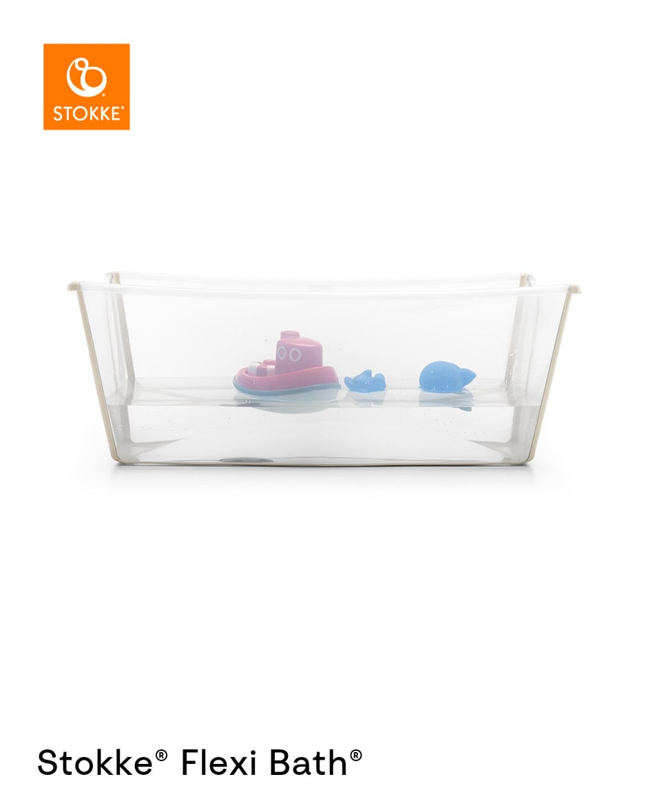 Stokke® Flexi Bath® Badekar X-Large sett med Nyfødtstøtte, sandybeige