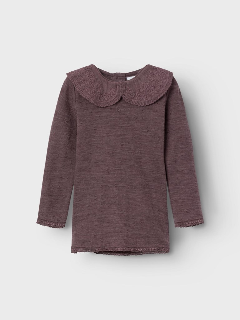 Wang ullgenser med krage, peppercorn Lilla - 11037329-Peppercorn-86cm - 1
