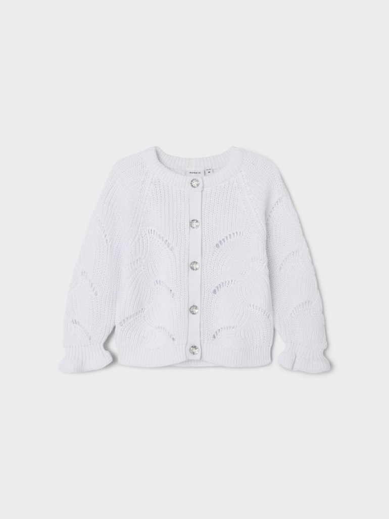 Rismilla strikket cardigan Hvit - undefined - 1