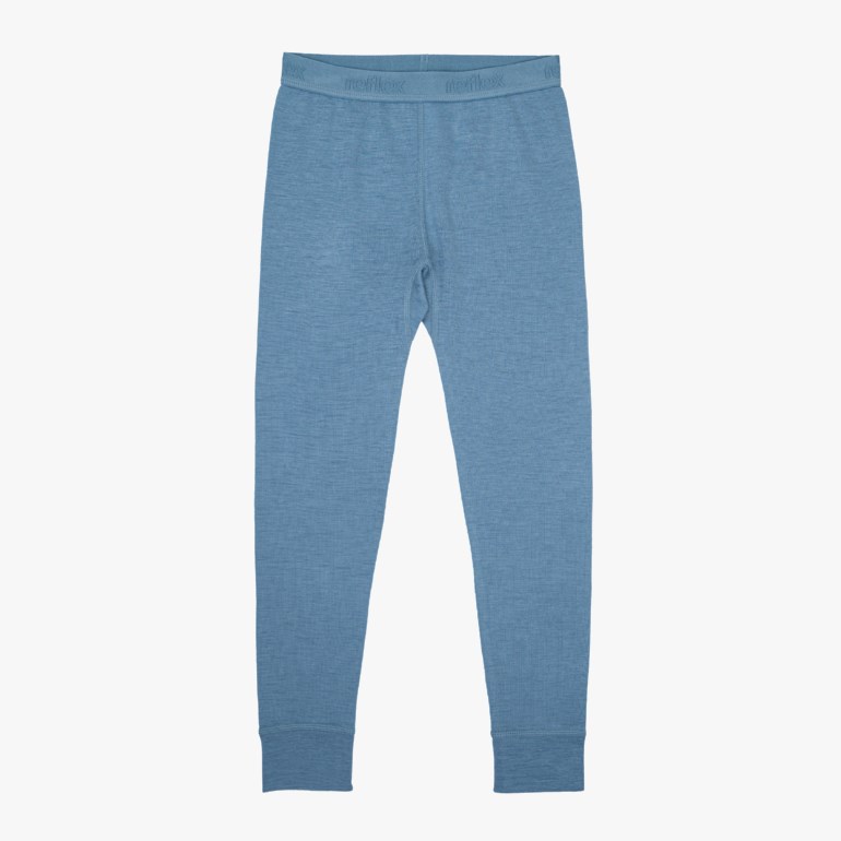Frost ull longs i 100% merinoull Blå - undefined - 1