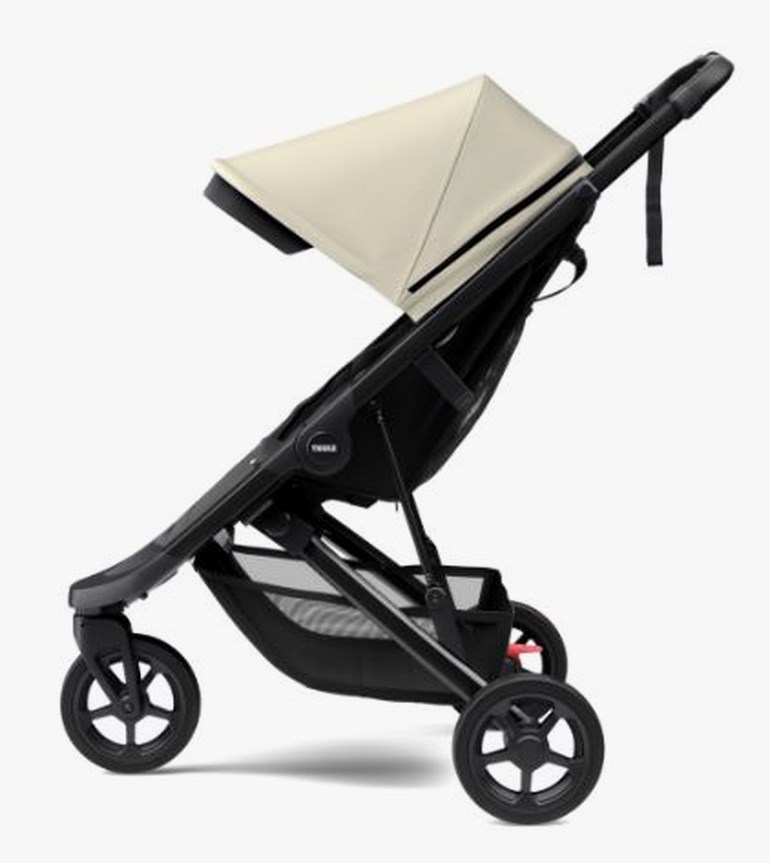 Spring reisevogn Beige - 11037444-SoftBeigeB-4wheel - 1