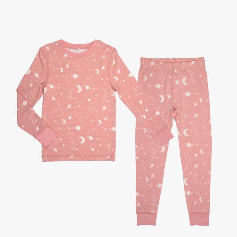 Bambus pyjamas sett Rosa - undefined - 1