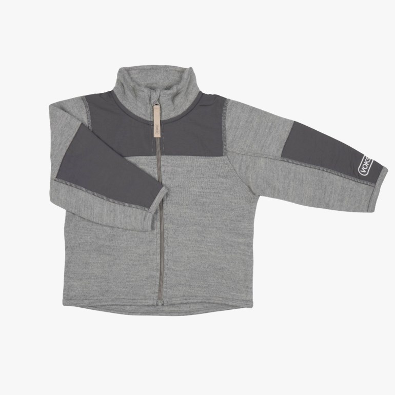 Tykk ulljakke, melangegrey, mix Grå - 11037482-MelanGrey-74/80-Mix - 1