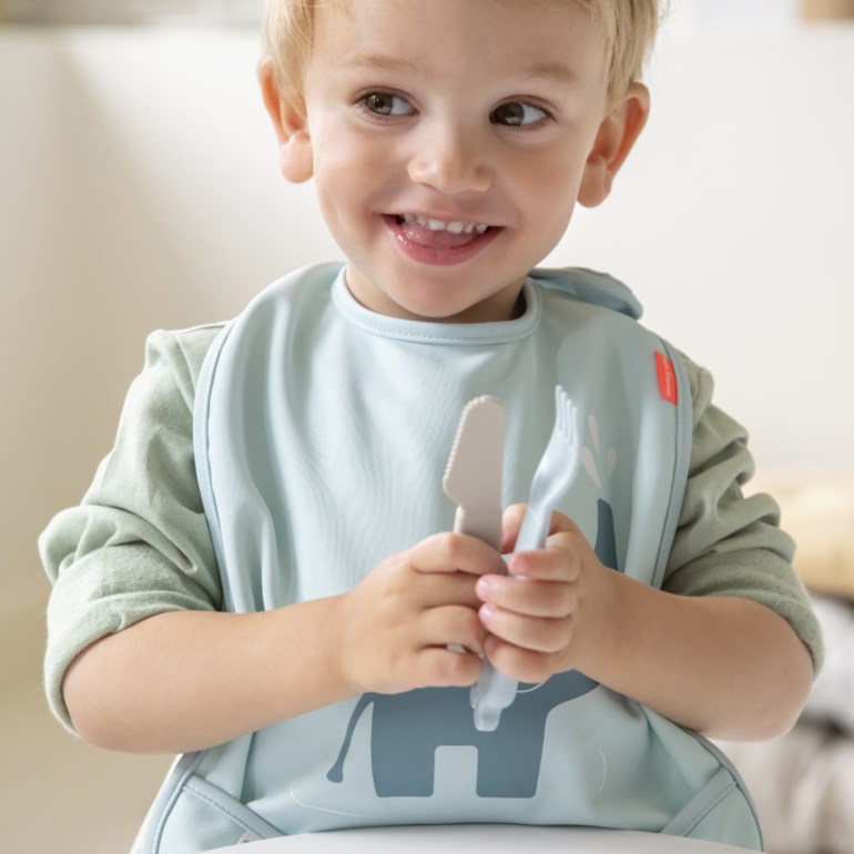 Smekke med borrelås 2-pakk Blå - 11037527-Blue-One Size - 1