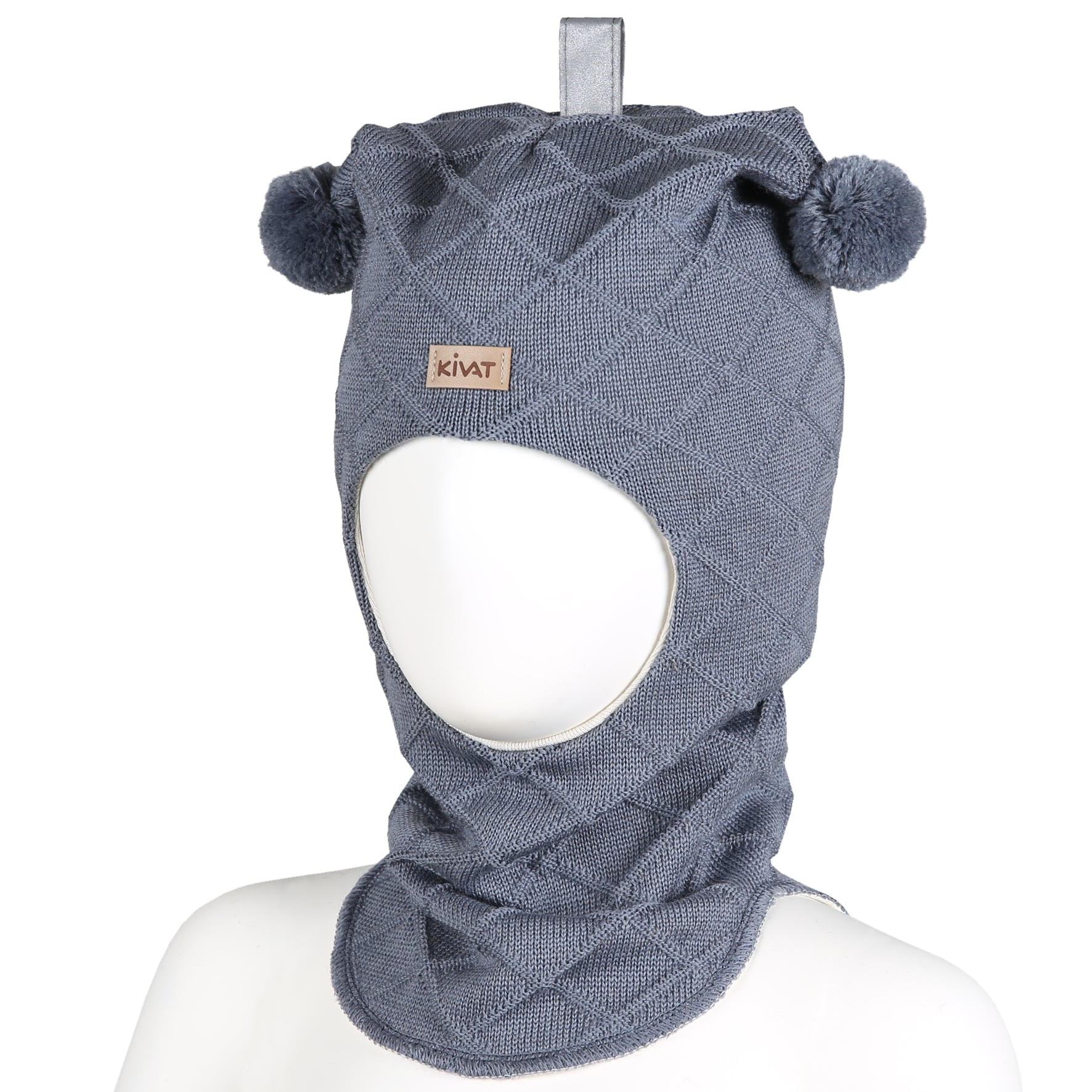 Kivat ull/bomull balaclava, duebla