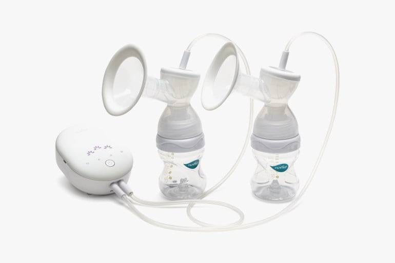 Trefaset dobbel elektrisk brystpumpe Hvit - 11037562-White-One Size - 1