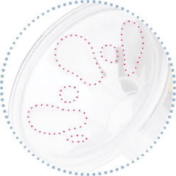 Roterbar manuell brystpumpe, white
