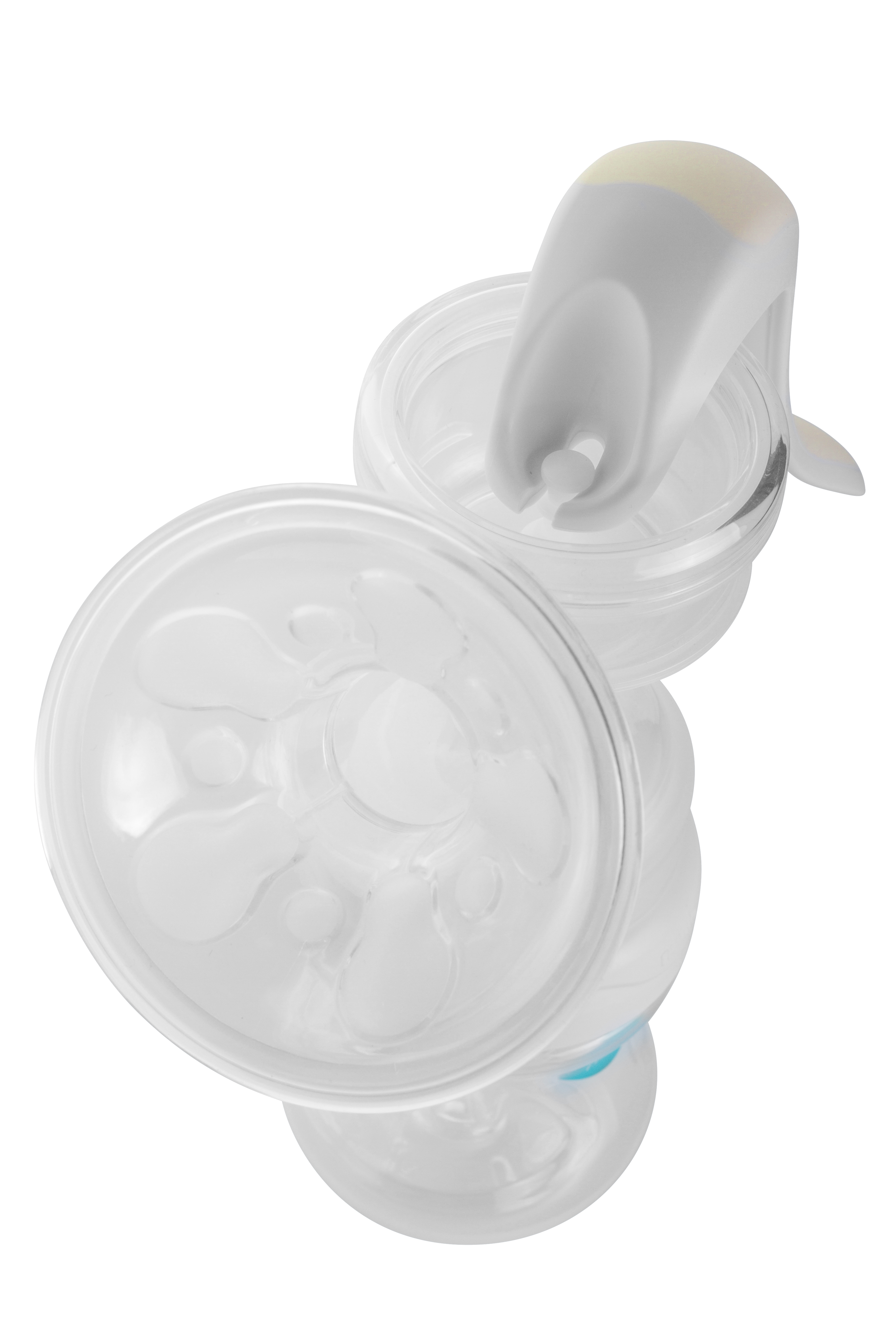 Roterbar manuell brystpumpe, white