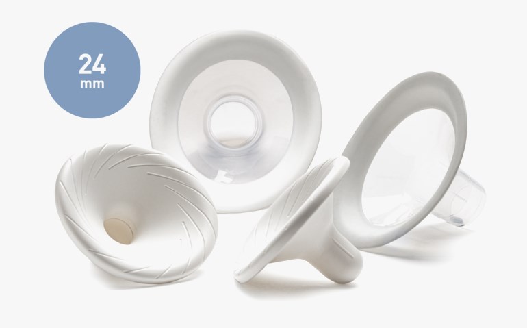 Utbyttbare brystkopper for 1287X/1288X 2-pakk Hvit - 11037564-White-24mm - 1