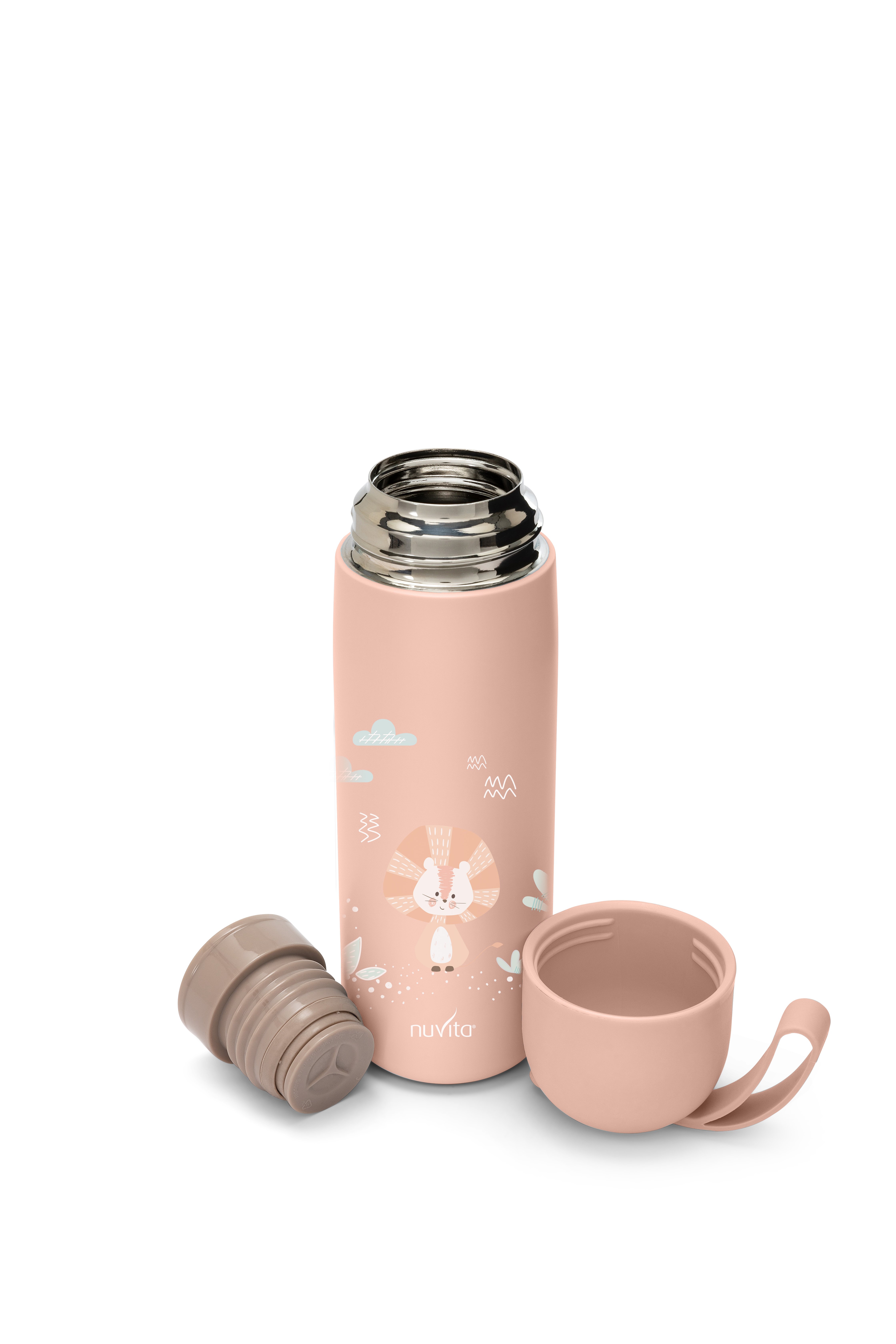 Termos med silikonhåndtak, englishrose