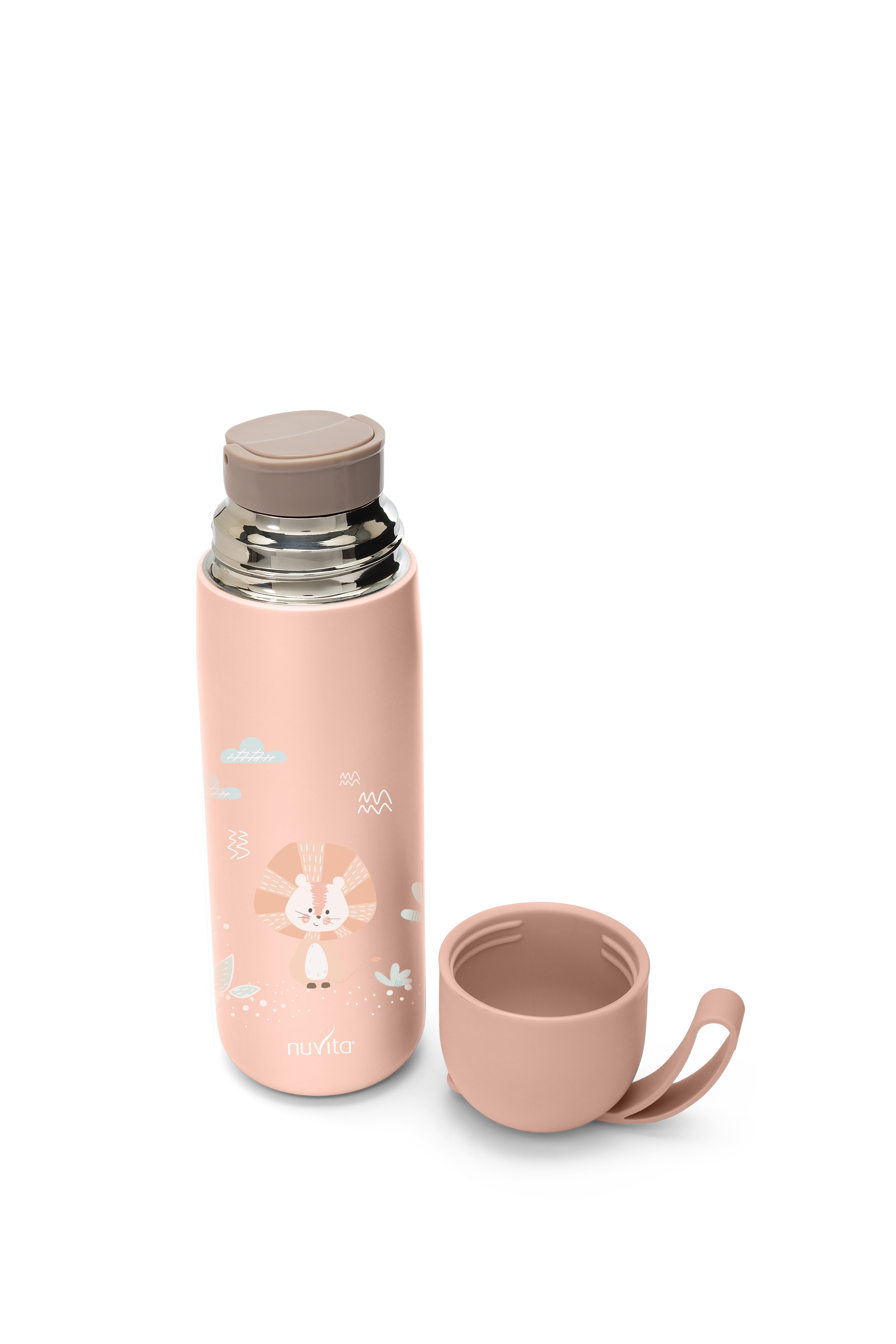 Termos med silikonhåndtak, englishrose