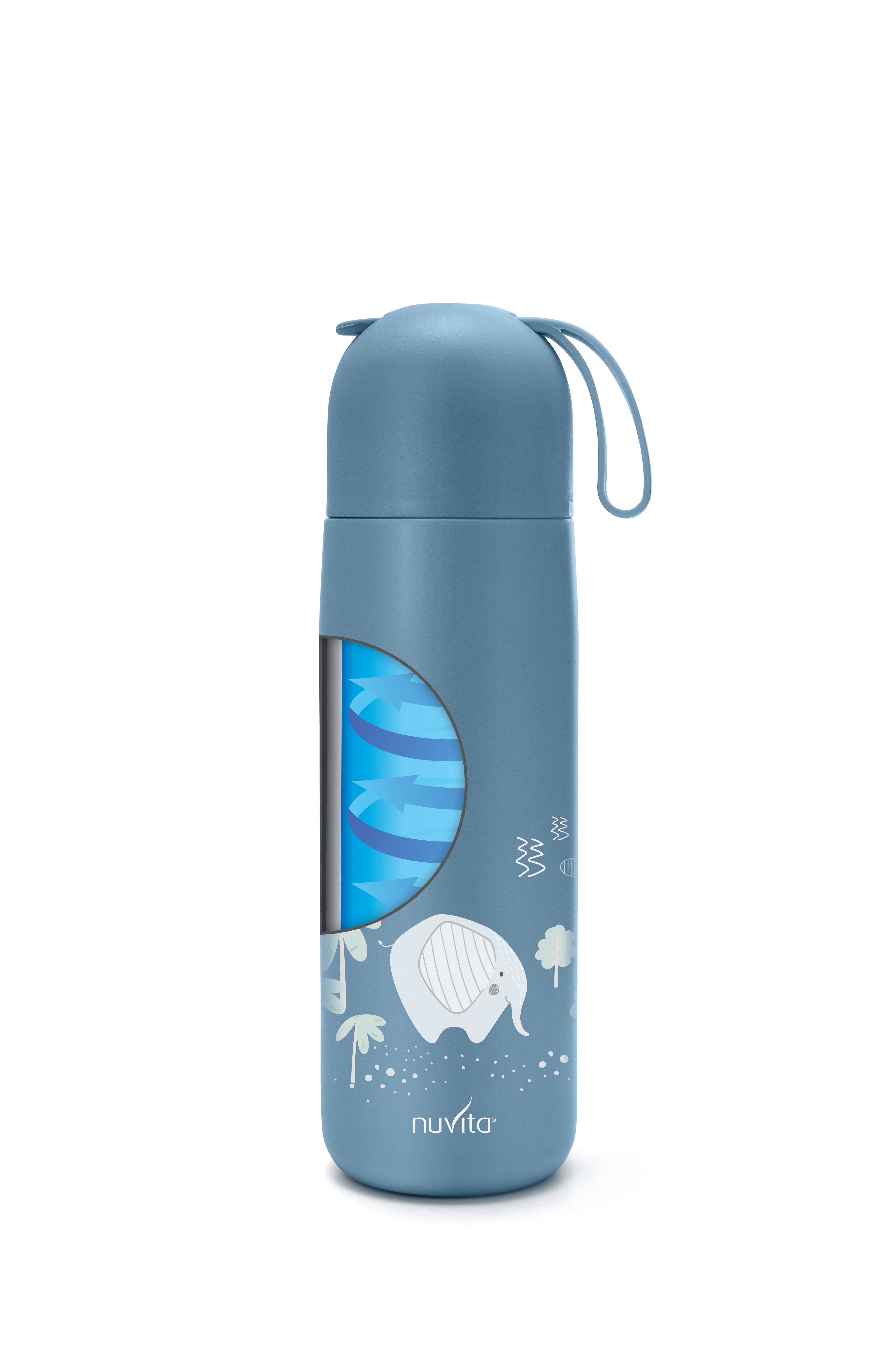 Termos med silikonhåndtak, powderblue