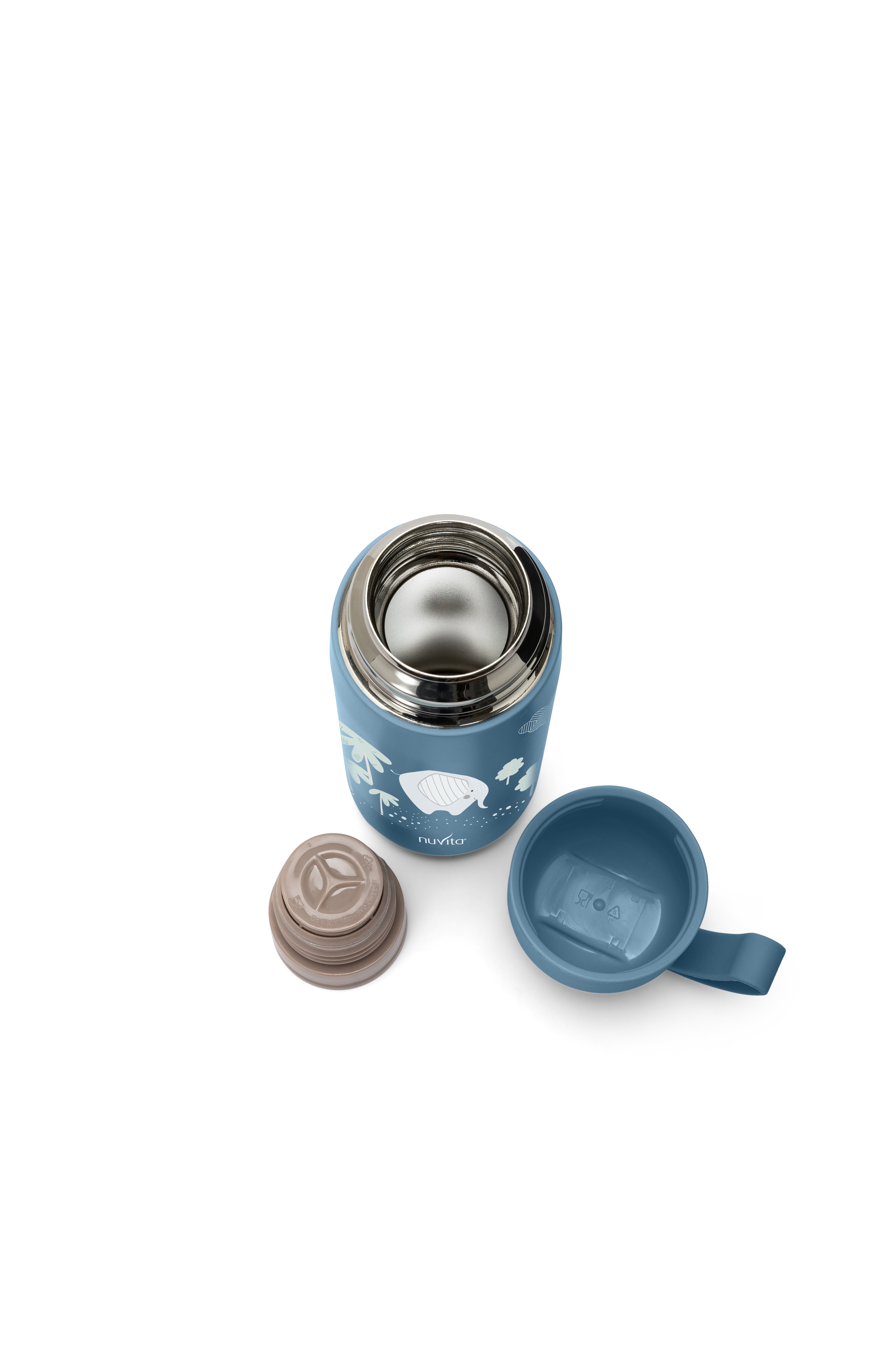Termos med silikonhåndtak, powderblue
