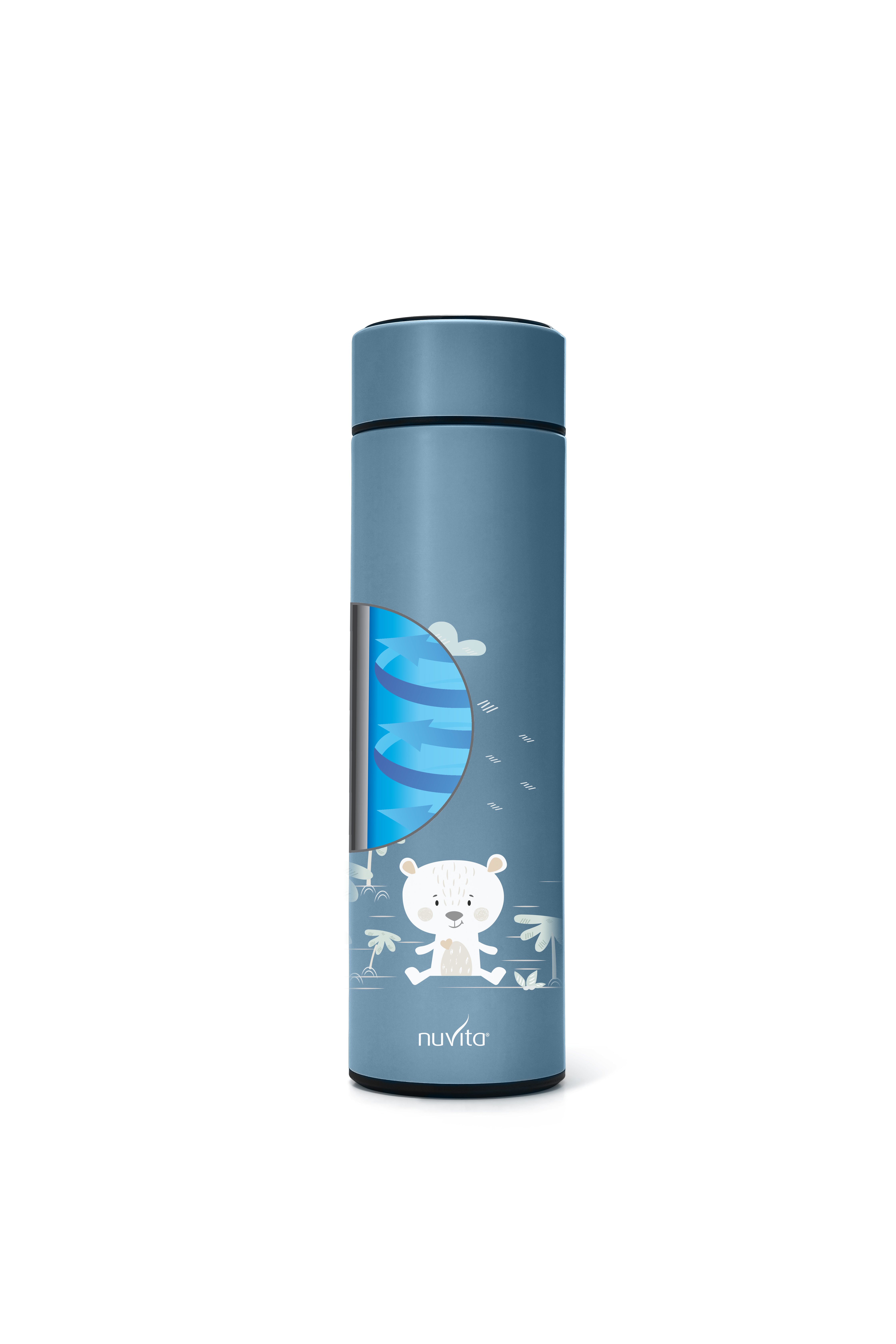 Thermos med temperatursensor, powderblue