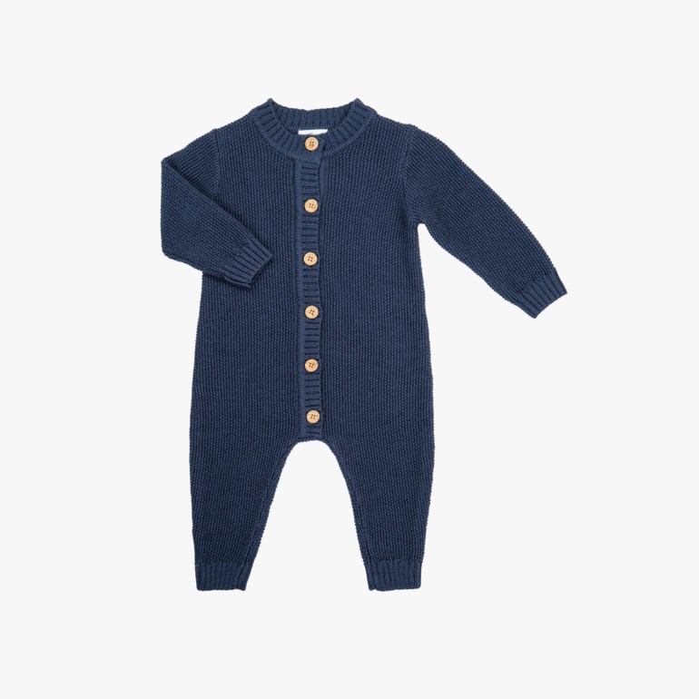 Bukken strikket ulldress Blå - undefined - 1