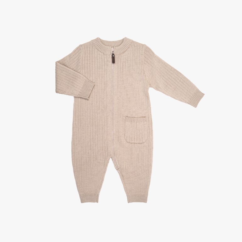 Lun ulldress i 100% merinoull Beige - undefined - 1