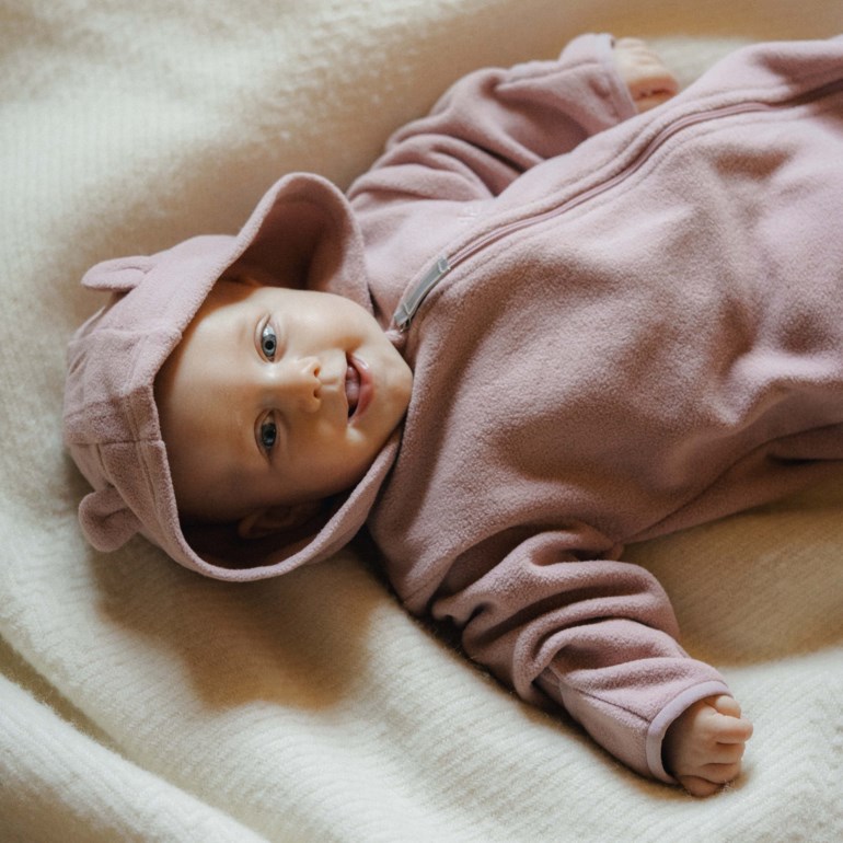 Baby fleecedress Lilla - undefined - 1