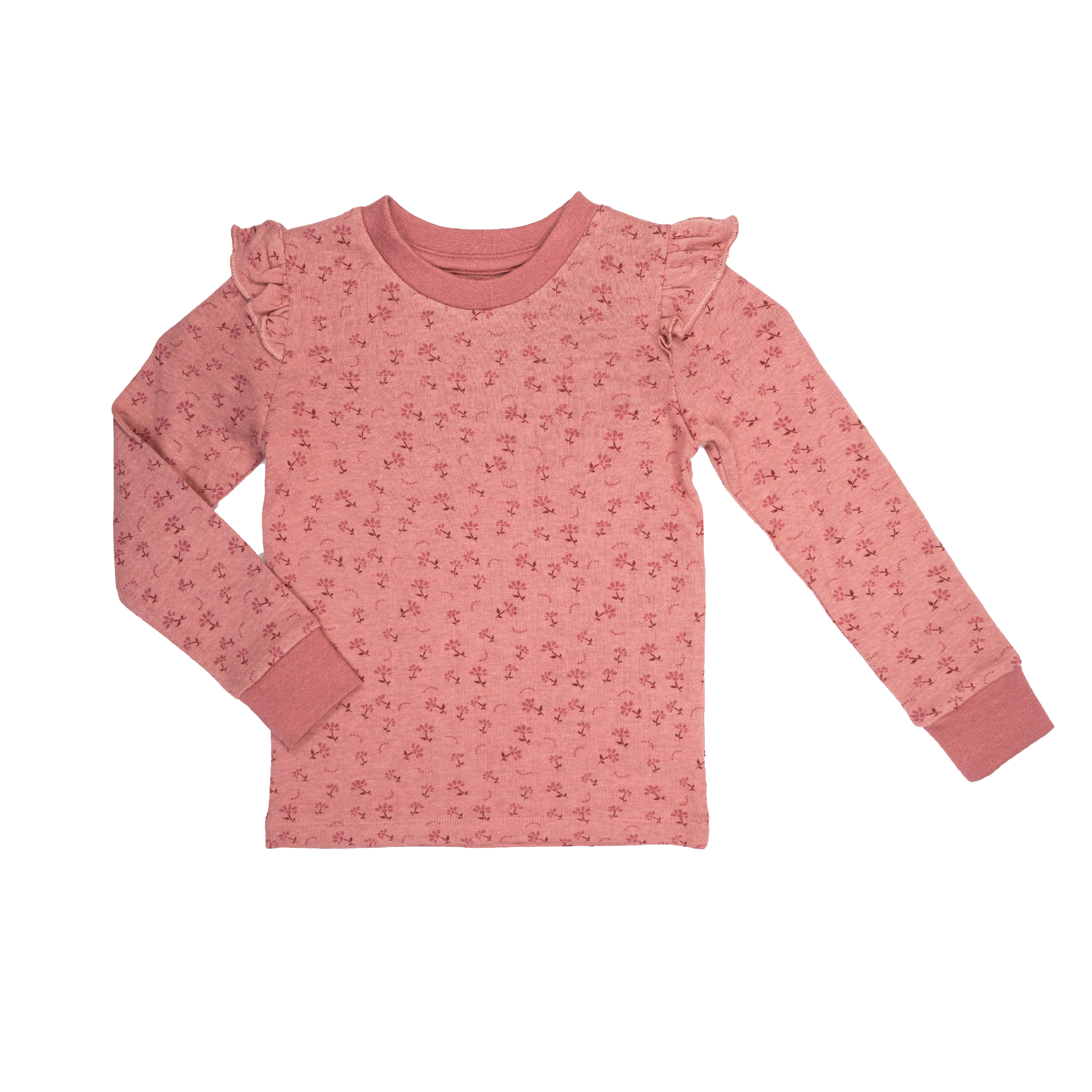 Lurvehette pyjamas sett, rose
