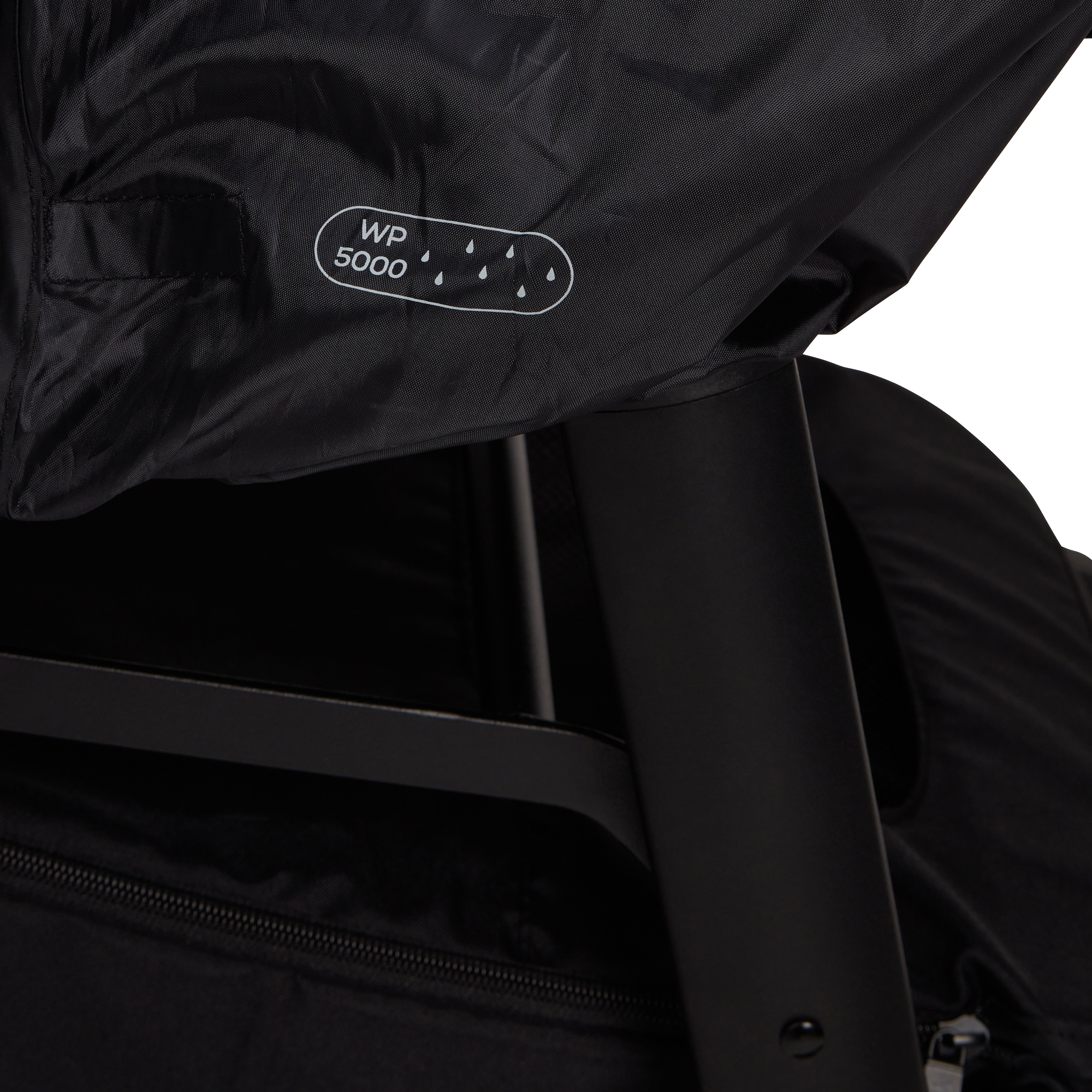 Universalt regntrekk til vogn, black