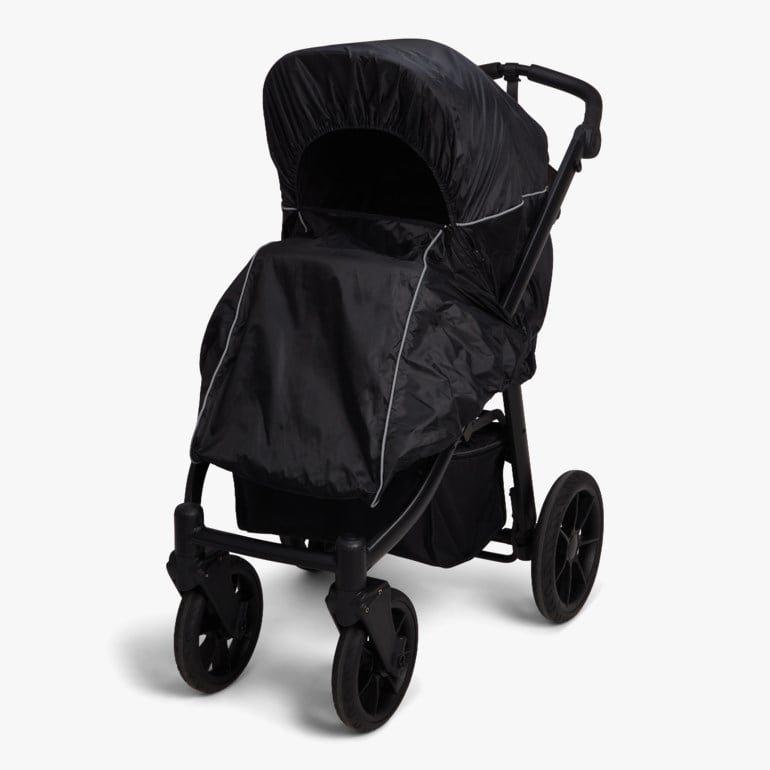 Universalt regntrekk til vogn Sort - 11037678-Black-One Size - 1