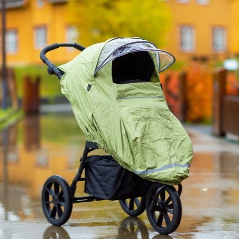 Floki regntrekk med skjerm Grønn - 11037679-Green-One Size - 1