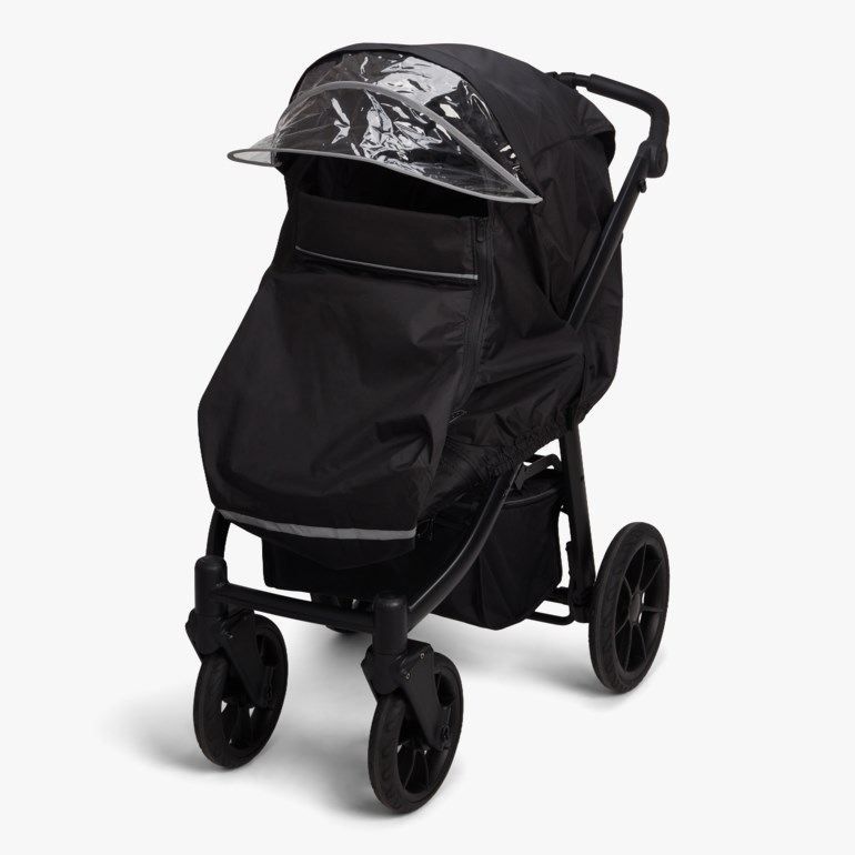 Floki Regntrekk Universal med Vindskjerm Sort - 11037680-Black-One Size - 1