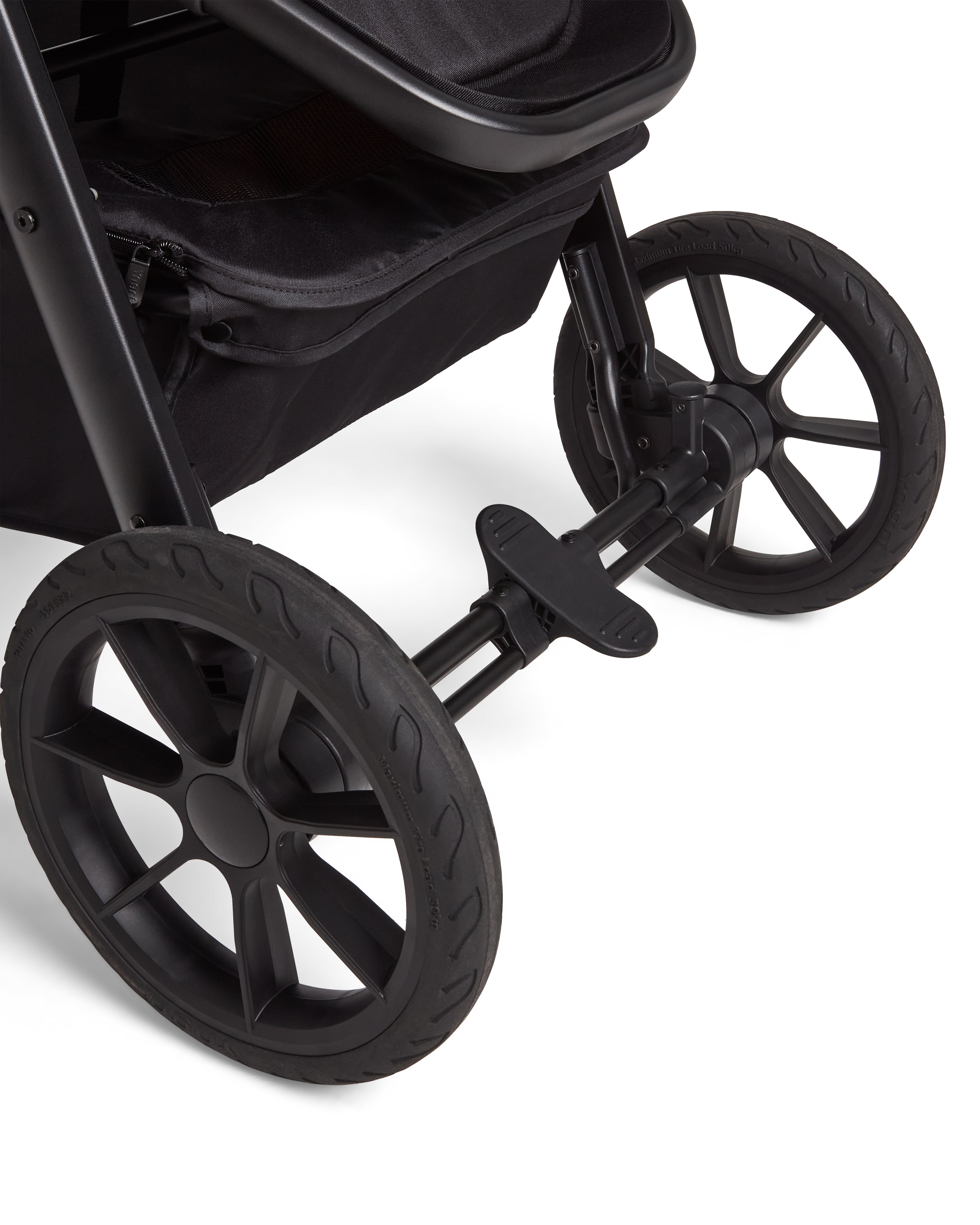 Luna barnevogn, black