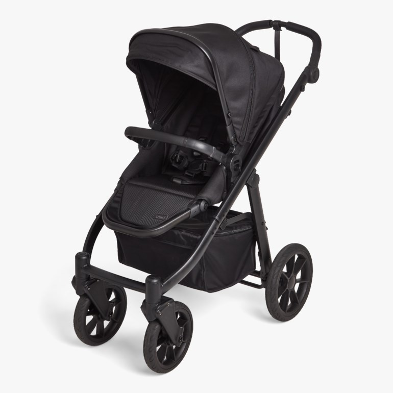 Luna barnevogn Sort - 11037682-BlackBlack-4wheel - 1