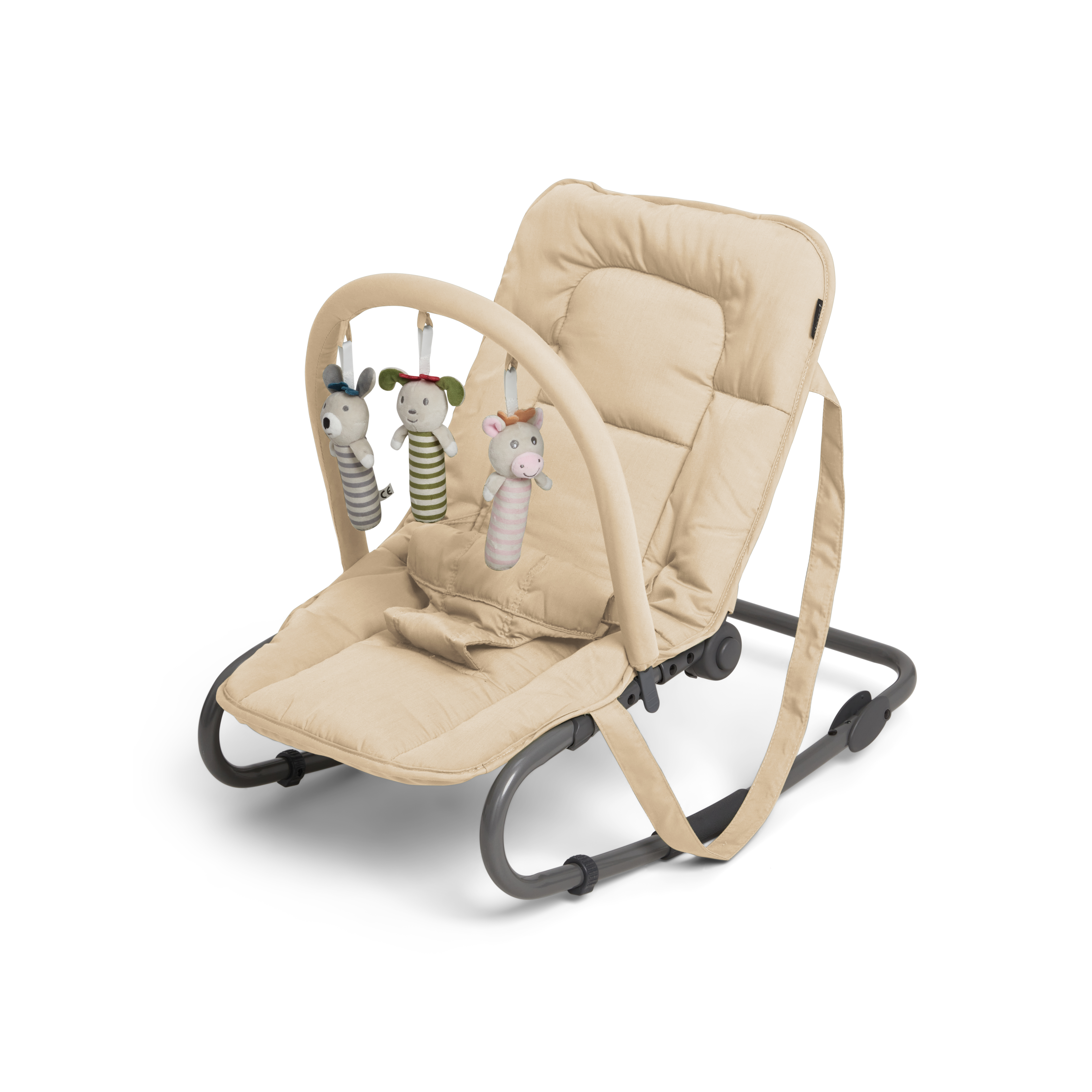 Atle vippestol, beige