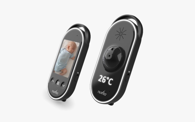 3085 babycall med video Sort - 11037735-Black-One Size - 1