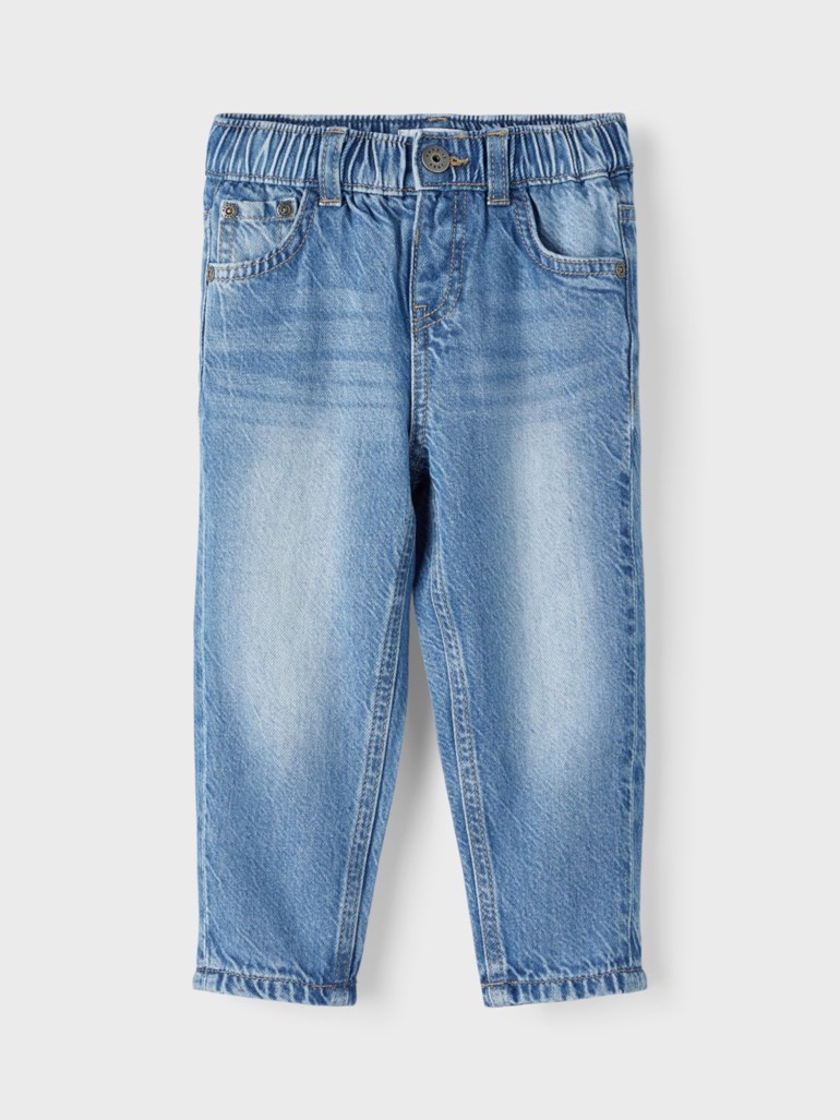 Sydney jeans, mediumbluedenim Blå - 11037883-MedBlueDen-86cm - 1