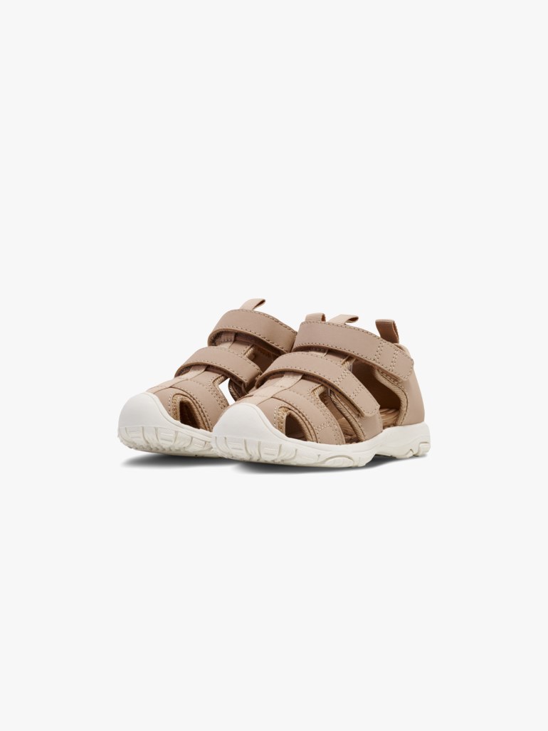 Sandal m/borrelås, warmtaupe Beige - 11037954-warmtaupe-20 - 1