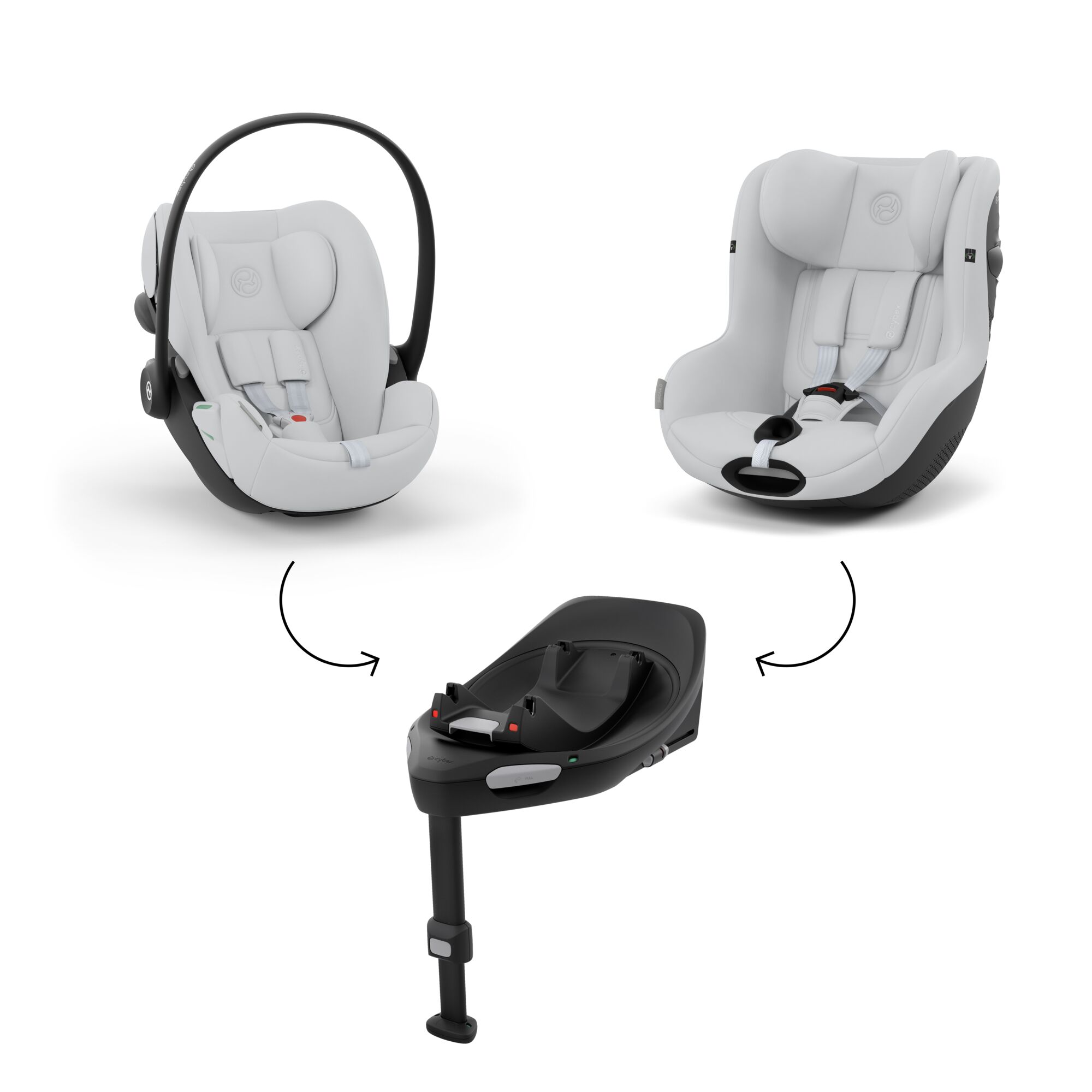 Cybex Cloud G i-Size babybilstol, foggrey