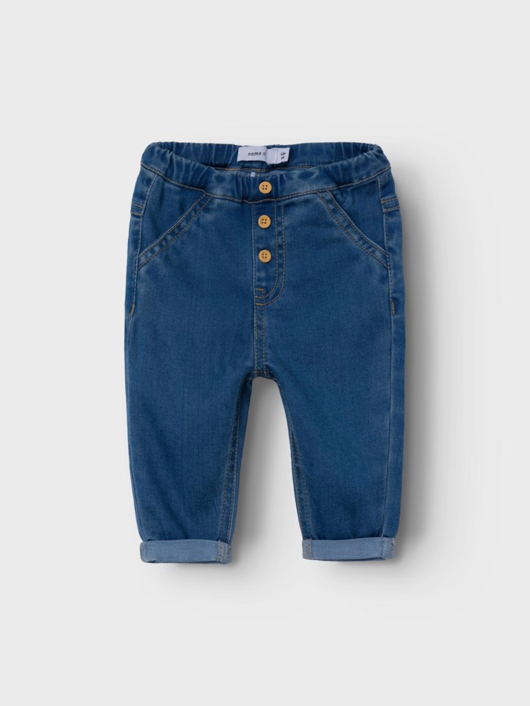 Berlin carrot jeans, mediumbluedenim Blå - 11038469-MedBlueDen-50cm - 1
