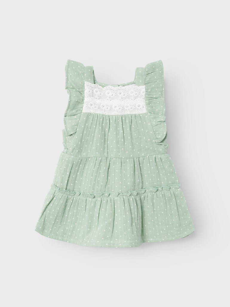 Deanna kortermet kjole, siltgreen Grønn - 11038514-Silt Green-50cm - 1