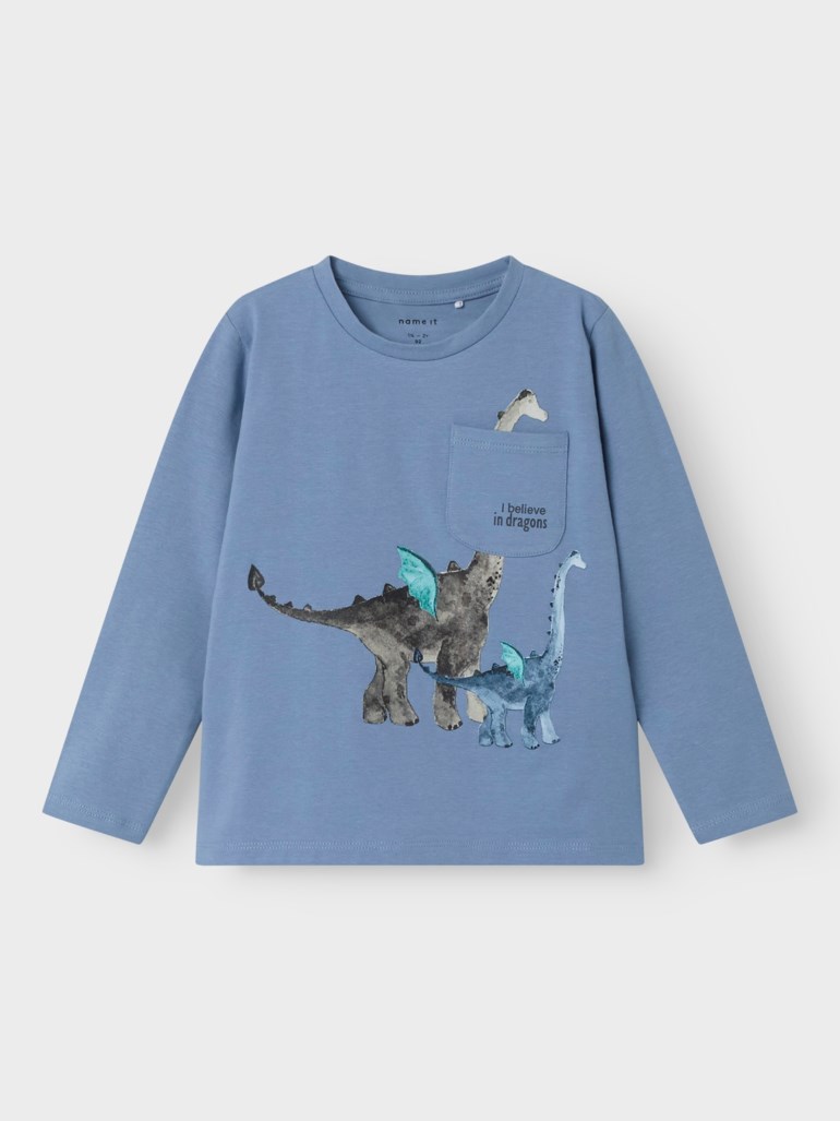 Drag langermet genser Blå - undefined - 1