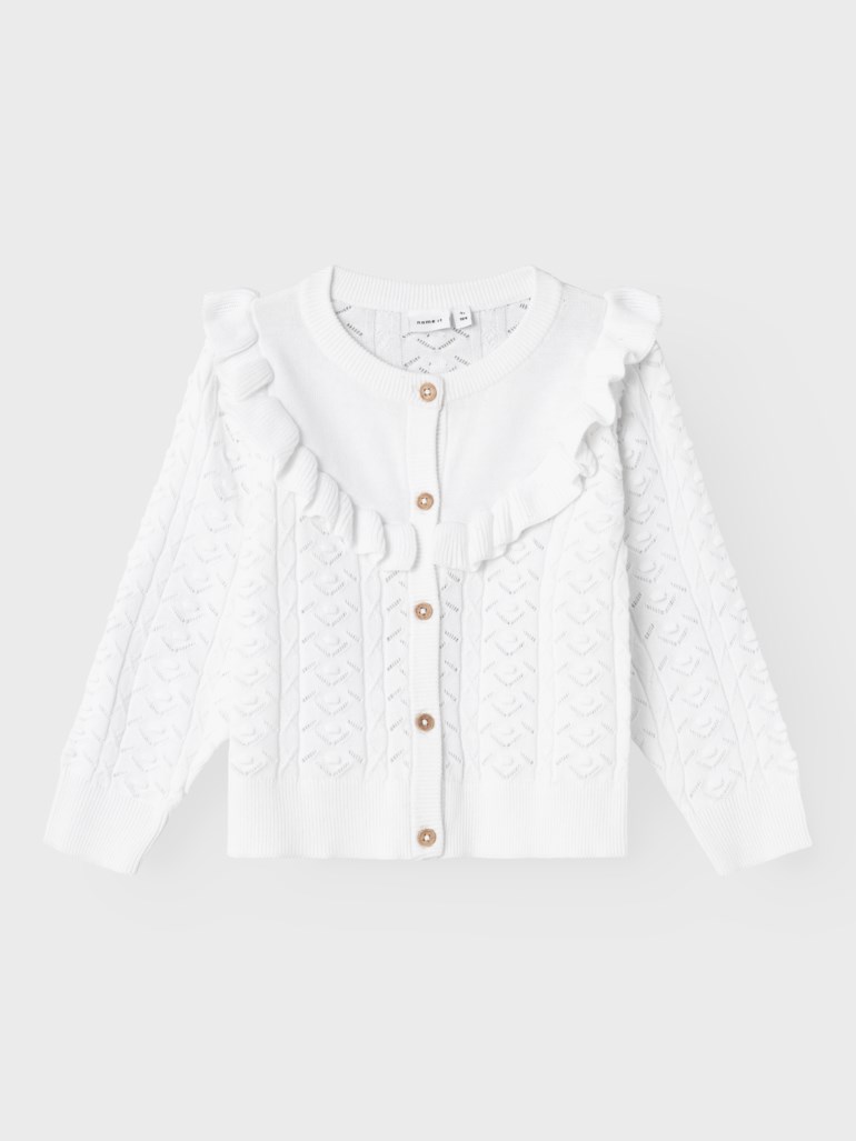 Tosol stikket cardigan Hvit - undefined - 1