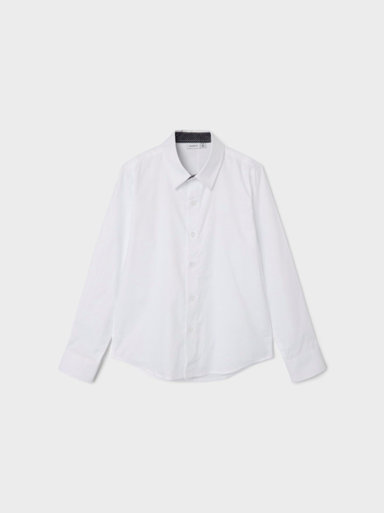 Langermet skjorte, brightwhite Hvit - 11038602-BrightWhit-86cm - 1