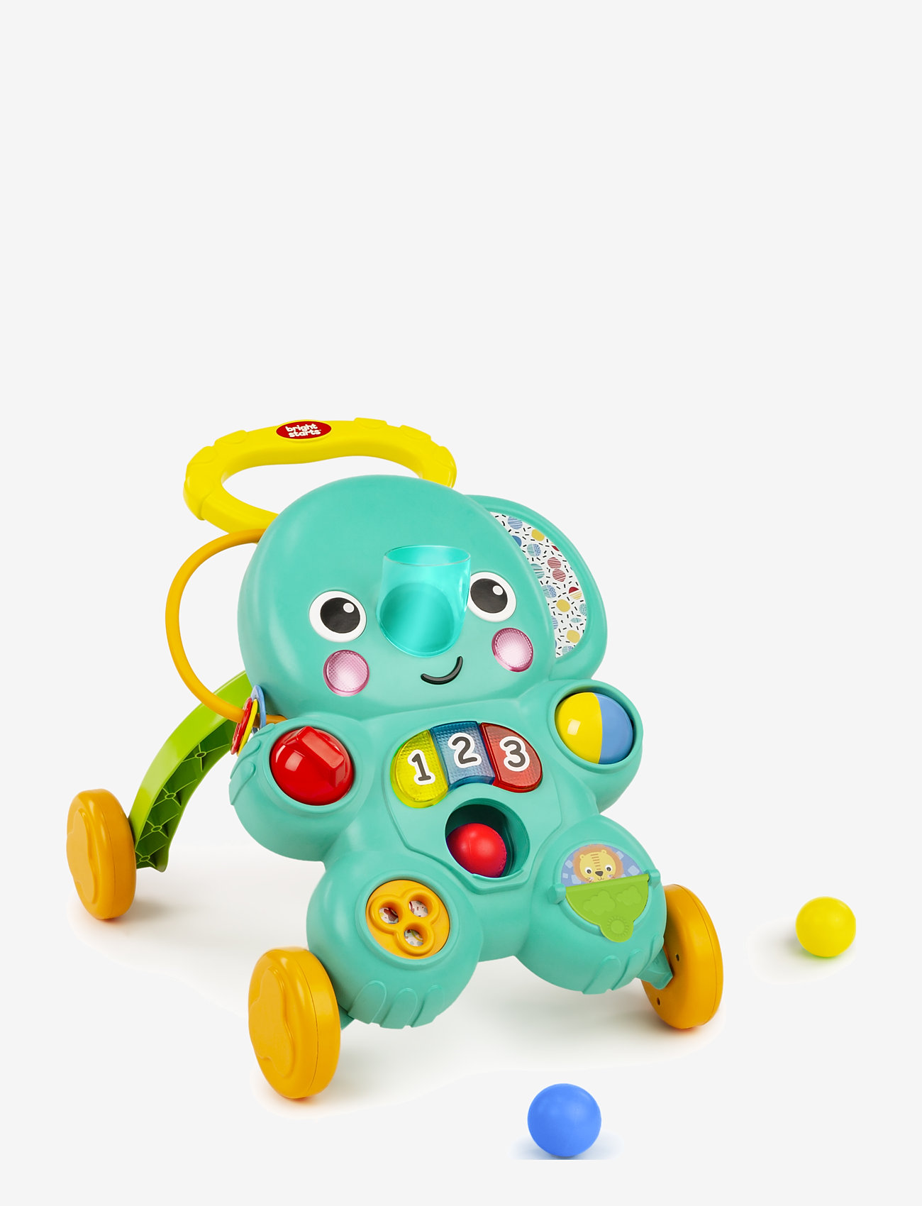 BrightStarts 2-in-1 Ball Play Stroll'n Roll Gåstol