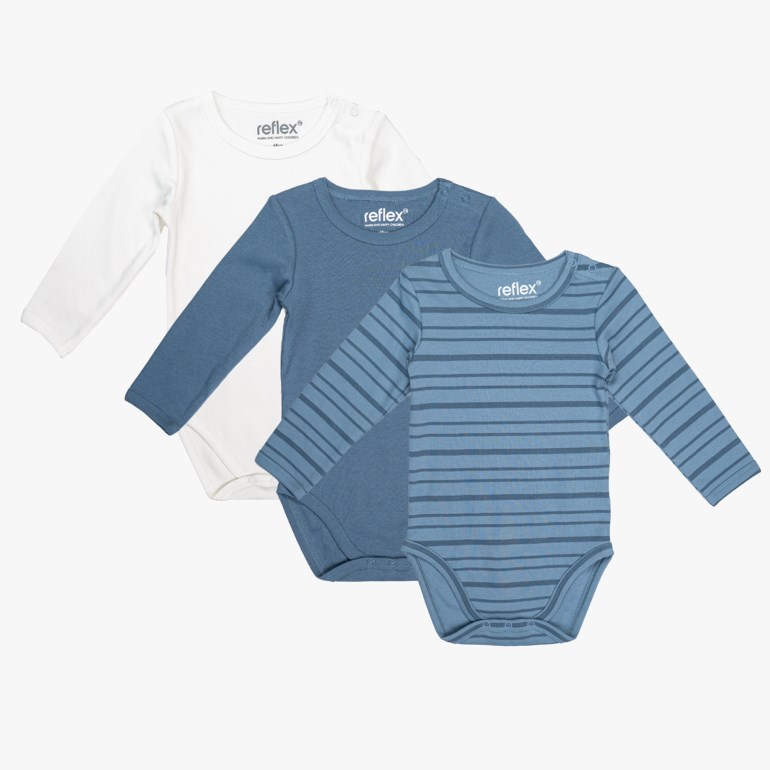 3pk body Blå - undefined - 1