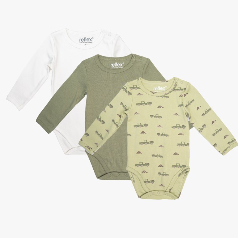 3pk body Grønn - undefined - 1