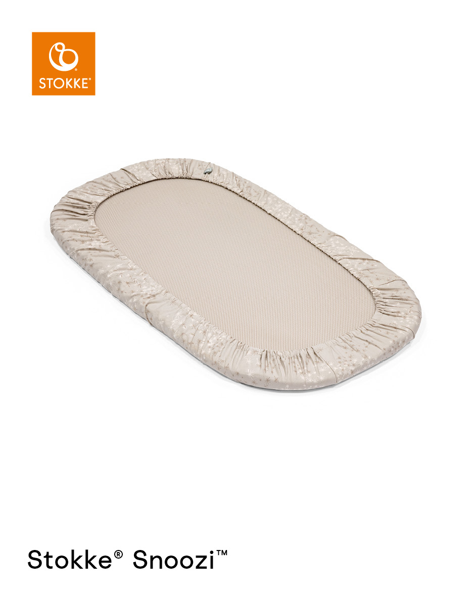 Stokke Snoozi formsydde laken 2 pakk, whitebeige