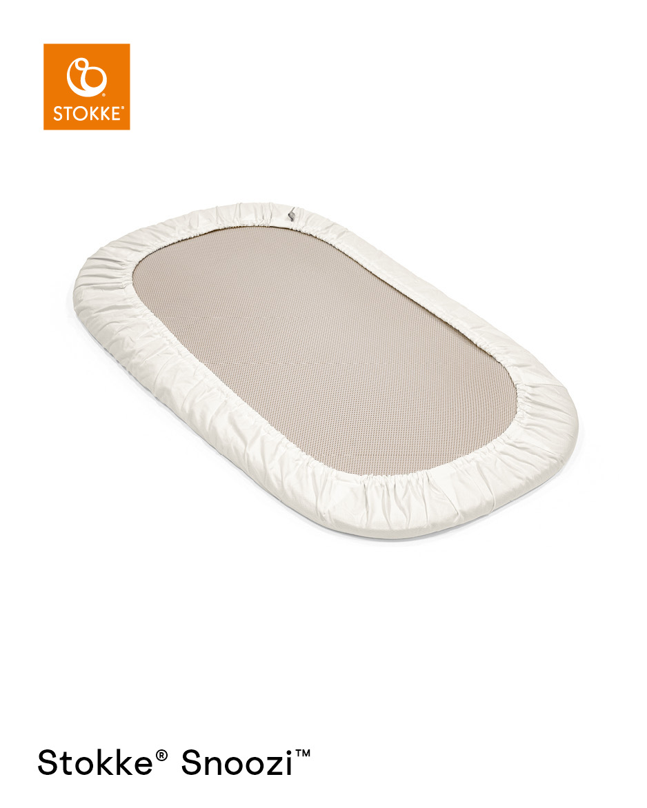 Stokke Snoozi formsydde laken 2 pakk, whitebeige