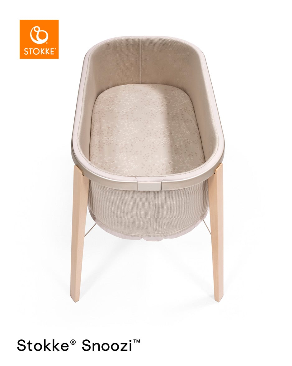 Stokke Snoozi formsydde laken 2 pakk, whitebeige