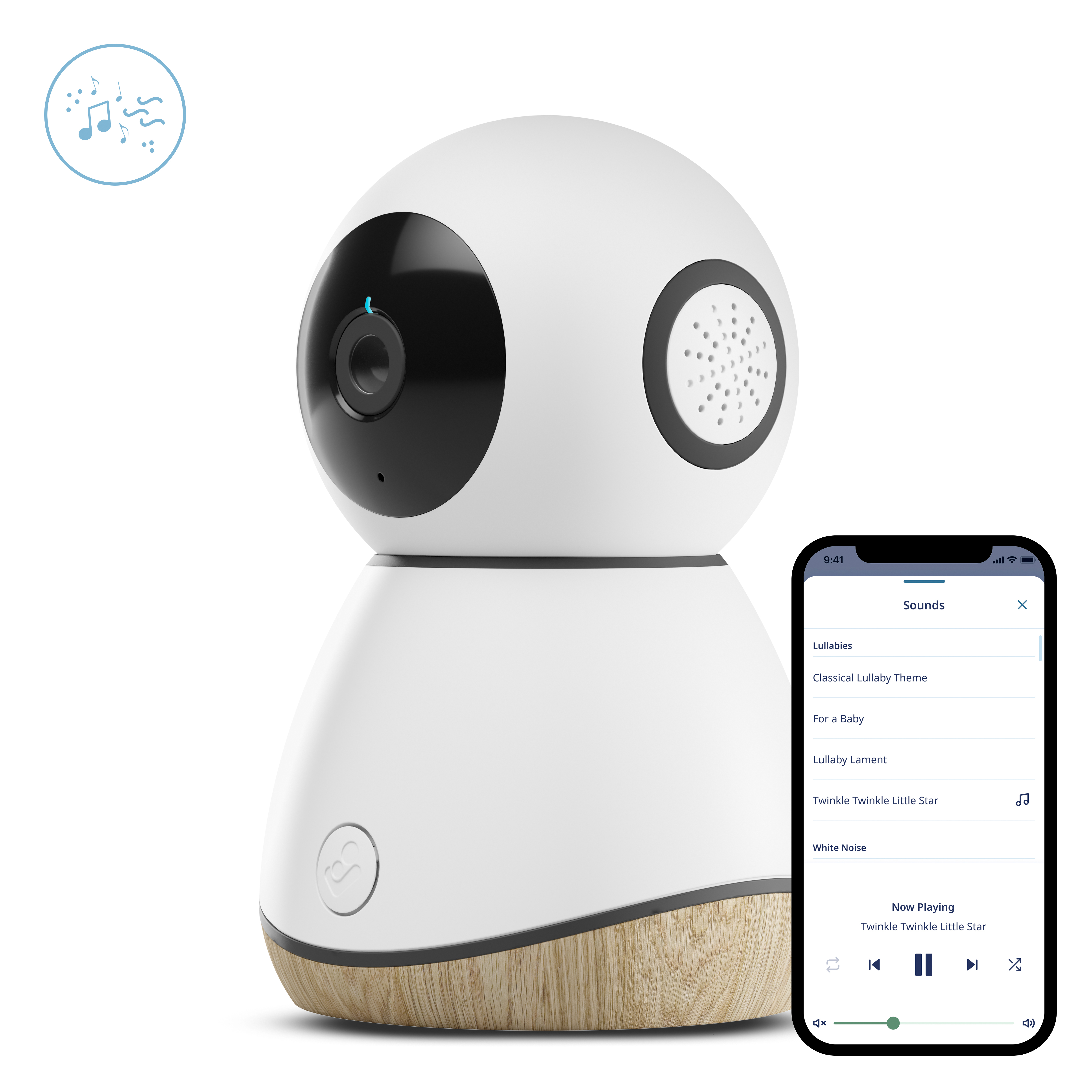 Maxi-Cosi See babycall – smart kamera med appstyring, white