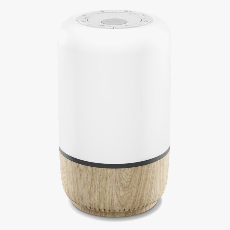 Lampe med beroliggende lys og musikk Hvit - 11038725-White-One Size - 1