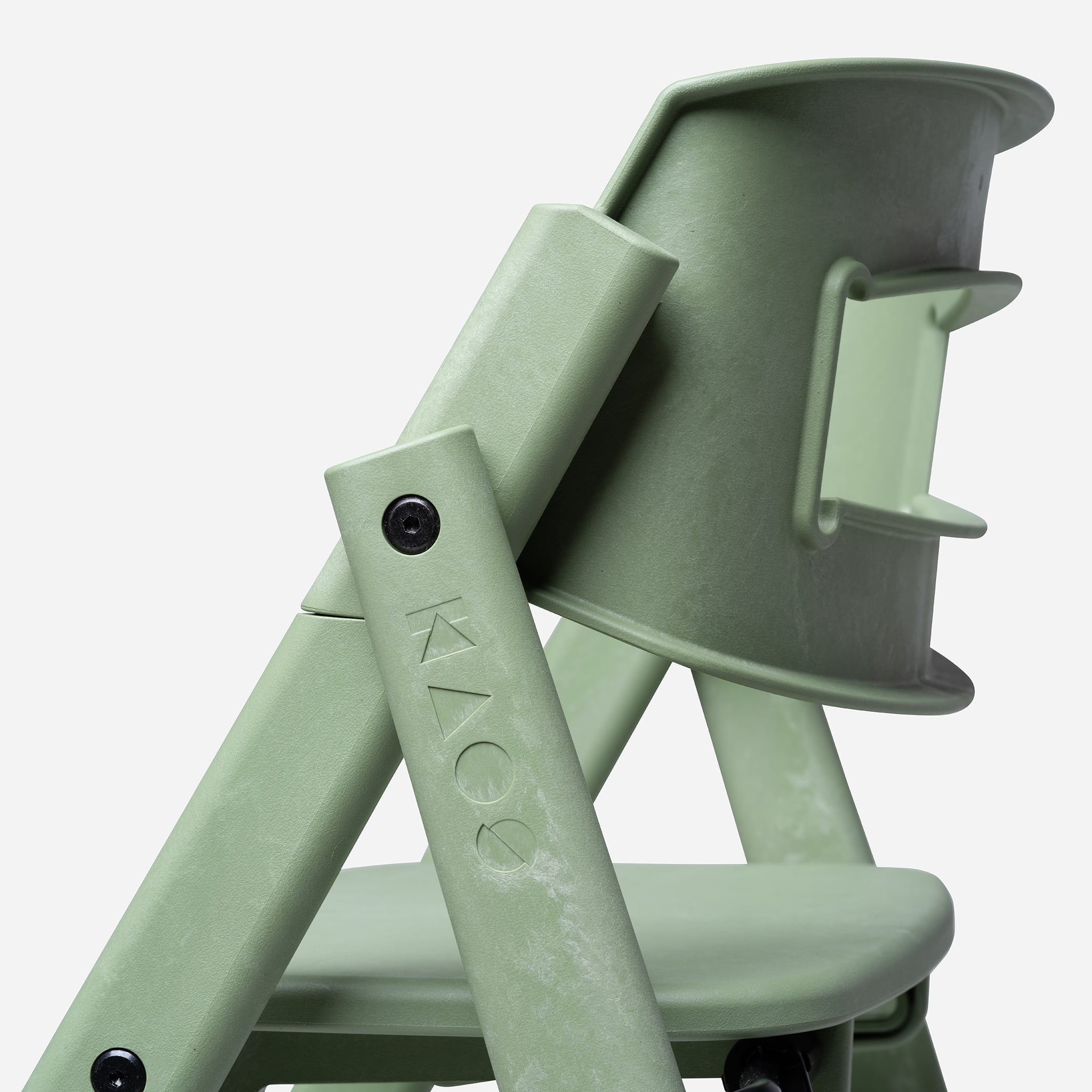 KAOS Klapp Matstol Recycled, Mineral Green
